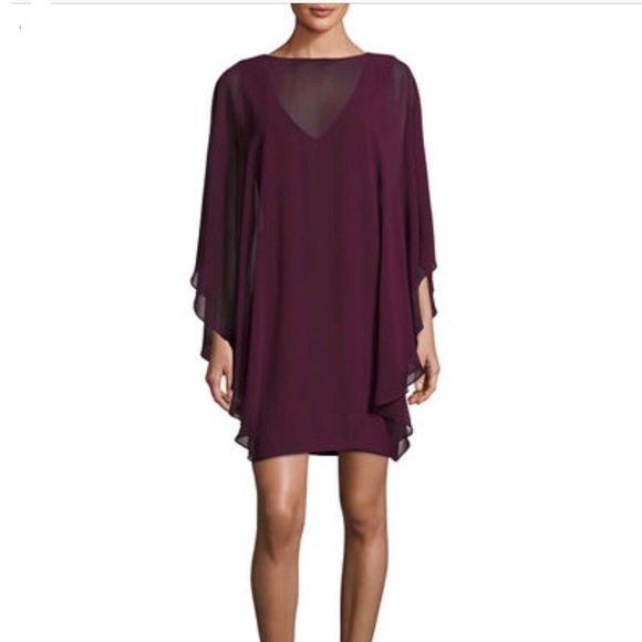 🔥🔥Halston Chiffon Angel Overlay - Picture 6 of 7